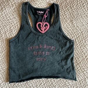 Grunge Crop Tank 🤘🏽